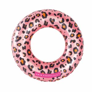 Swim Essentials Nafukovací kruh Leopard růžový 50 cm