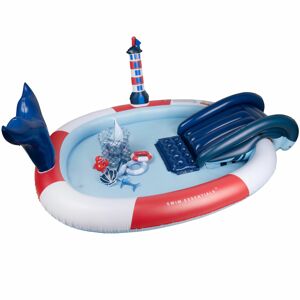 Swim Essentials Nafukovací bazén se skluzavkou Malý námořník 210 cm