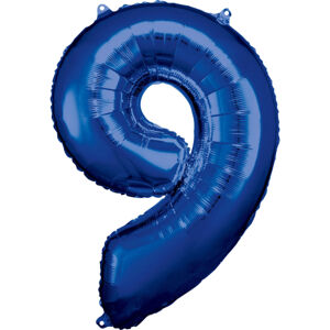 Amscan Balónek Číslo 9 Modrý