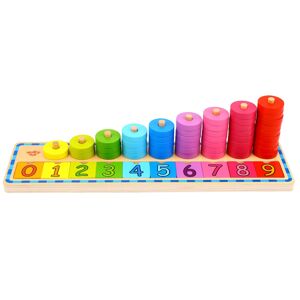 Tooky Toy Nasazování Čísla 0-9 a barvy