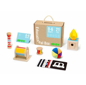 Tooky Toy 0–6 měsíců Edukační box Baby 6 ks