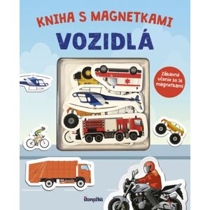 Stonožka Kniha s magnetkami: Vozidlá