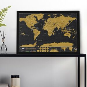 Cestovateľská stieracia mapa sveta Deluxe