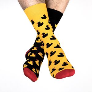 Ponožky kačičky - žlto čierne