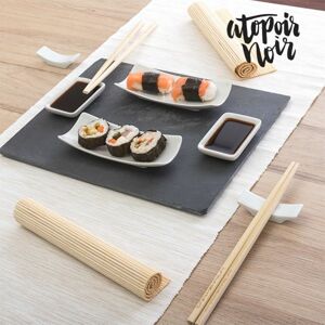 Sushi sada s bridlicovým podnosom (11 častí)